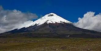 Vue du Cotopaxi.
