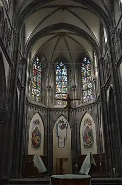 Chœur de l'église Saint-Basile (XIXe&nbsp;siècle).