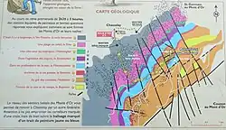 Carte géologique des Monts-d'Or