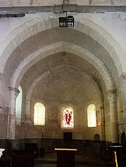 Vue intérieure du chœur.