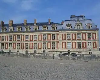 Aile des ministres du château de Versailles.