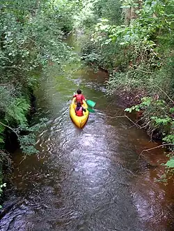 Canoë sur le « Courant des Forges ».