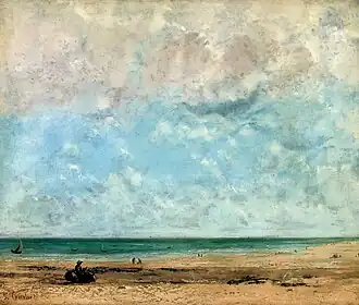 Bord de mer, Gustave Courbet, 1863