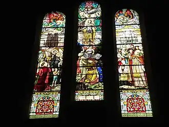 Vitrail de Jeanne d'Arc.