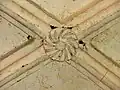 Chœur de droite (sud), clé de voûte de la 2e&nbsp;travée.