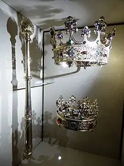 Couronnes de Notre-Dame du pilier et de l'Enfant Jésus (1855).