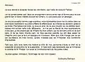 Réaction de Guillaume Bernays du 13 octobre 1881 adressée au juge de Longé à la suite de la demande de Julie Pecher visant à revoir Armand Peltzer dans leur foyer.