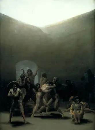 L'Enclos des fous, Francisco de Goya.