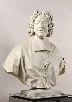 Buste de François-Paul de Neufville de Villeroy (1677-1732), archevêque de Lyon par Guillaume Coustou, Lyon, musée des Beaux-Arts.