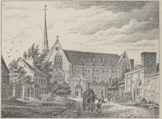 Couvent des Bonshommes ou des Minimes en 1770.