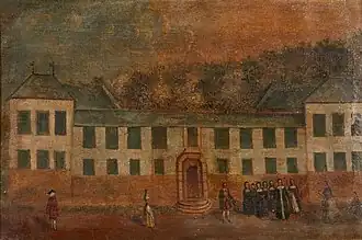 Au XIXe siècle, peinture du Musée-hôtel Le Vergeur.