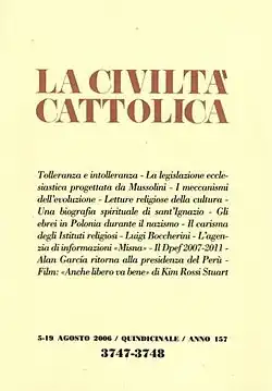 Image illustrative de l’article La Civiltà Cattolica