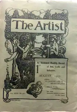 Couverture signée Cyril Goldie (août 1901)