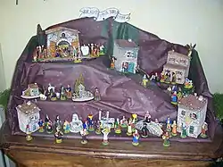 Crèche de Noël provençale.