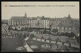L'ancienne et la nouvelle chapelle de la Providence (1917-1925).