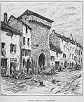 Illustration de la porte de Lyon XIXe&nbsp;siècle