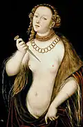 Lucrèce de Lucas Cranach le Jeune