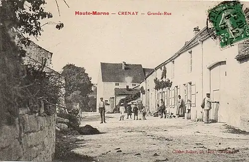 La grande rue en 1913.
