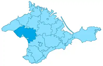 Localisation de Raïon de Saky