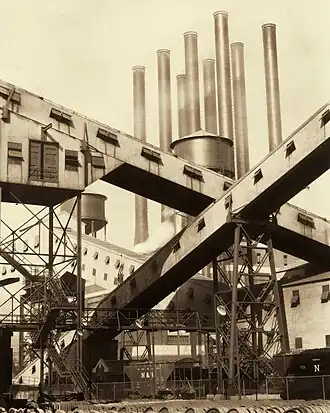 Criss-Crossed Conveyors, River Rouge Plant, Ford Motor Company, 1927