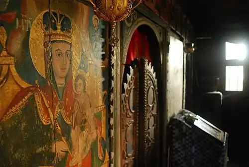 Détail de l'iconostase.