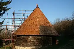 Le chevet de l'église.