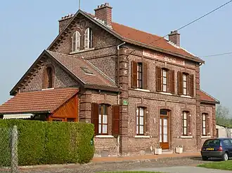 La gare de Croissy-sur-Celle.