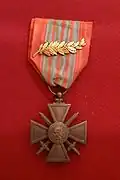 Croix de guerre 1939-1945 avec 1 palme
