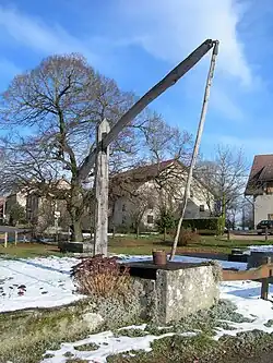 Un puits à balancier.