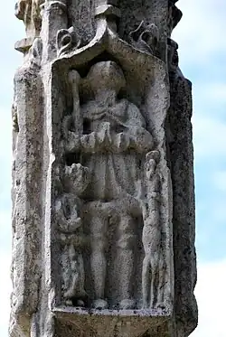 St Roch avec bourdon, chien et l'ange