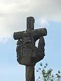 Croix de l'ancien cimetière  : partie sommitale (autre face).