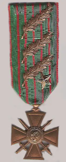 Croix de Guerre 1914-1918