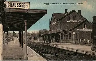 La gare dans les années 1920/1930.