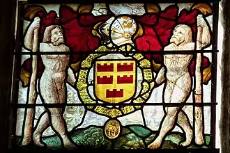 Vitrail du XVIe&nbsp;siècle dans l'église Saint-Cyr-et-Sainte-Julitte.