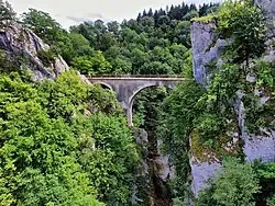 Le pont du Diable (vue aval).