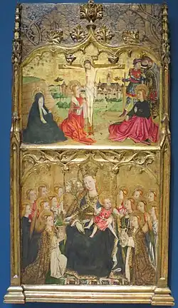 Crucifixion et Madone à l'enfant sur un trôneNorton Simon Museum