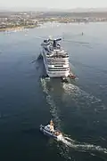 Le Carnival Splendor arrive à San Diego