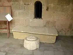 Entrée de la crypte