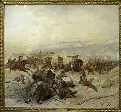Cuirassiers français chargeant des uhlans prussiens (E. Detaille).
