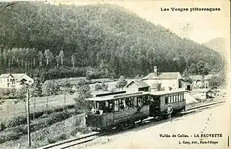 Automotrice Purrey du chemin de fer de la Vallée de Celles.