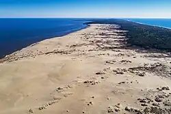 Dune Epha, vue aérienne