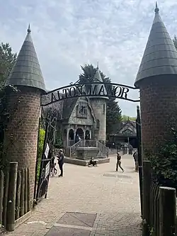 Entrée de Curse at Alton Manor, à Alton Towers