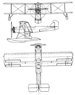 vue en plan de l’avion
