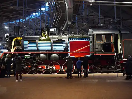 Classe Er 791-81 du Musée ferroviaire de Saint-Pétersbourg.