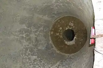 La cuve de la glacière.