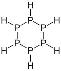 Cyclohexaphosphane.
