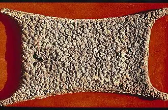 Lingot de cuivre chypriote de la haute antiquité.