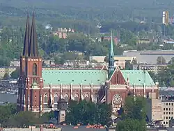 La cathédrale-basilique de la Sainte-Famille de Częstochowa.