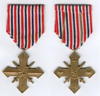 Croix de guerre 1939-1945 (Tchécoslovaquie)