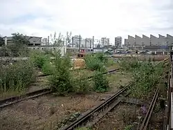 Le pont transbordeur du dépôt en 2016.
